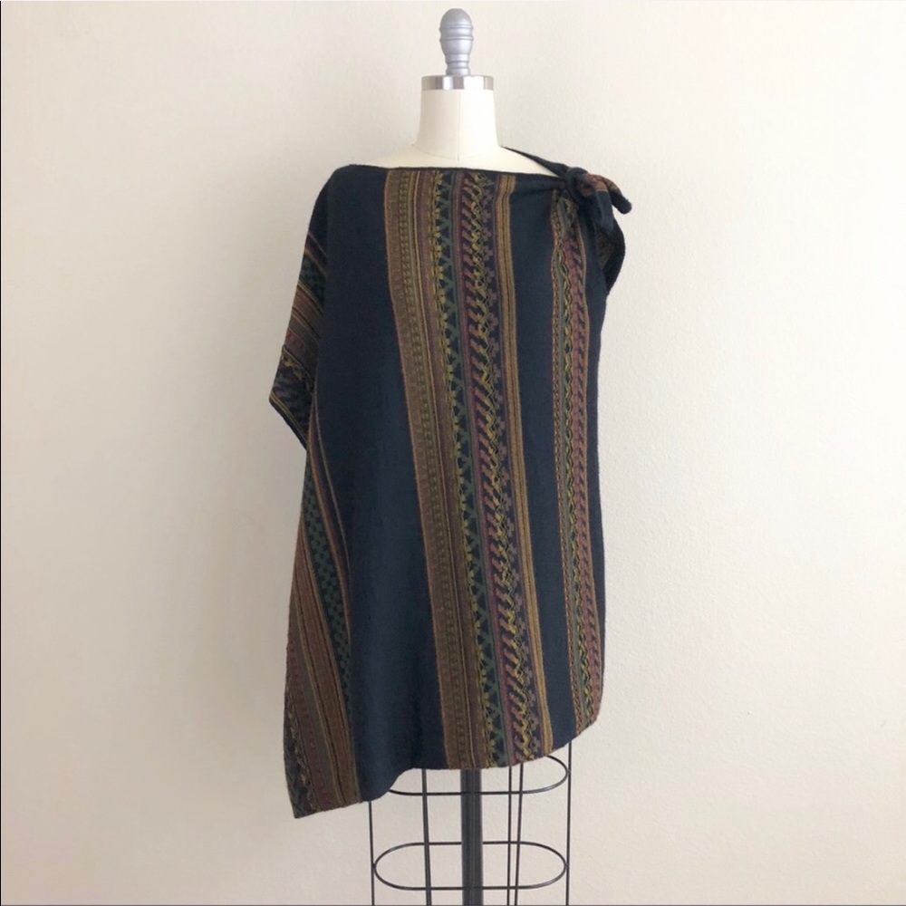 Peruvian Baby Alpalca Embroidered Poncho